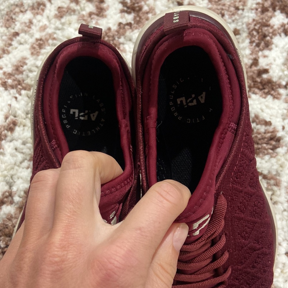 Apl Techloom Phantom Running Shoes In Burgundy - image 4